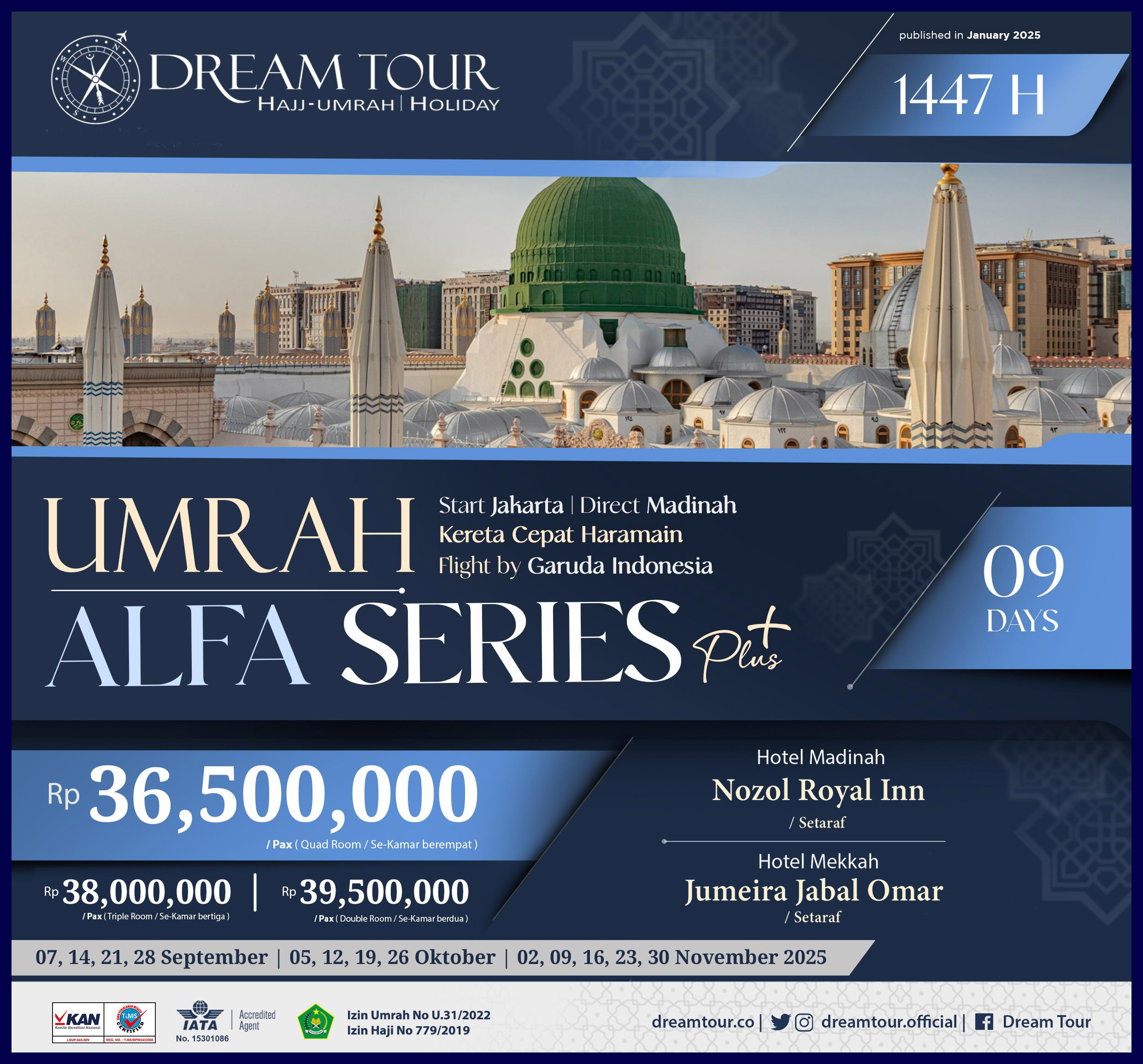 paket umroh, paket umroh 2019, umroh plus taif, umroh promo, umroh vip, dream tour, travel umroh, travel umroh terbaik, umroh exclusive, brosur umroh