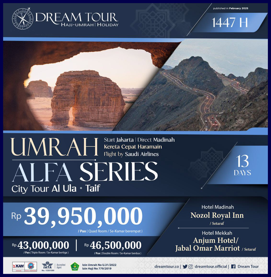 paket umroh, paket umroh 2019, umroh plus taif, umroh promo, umroh vip, dream tour, travel umroh, travel umroh terbaik, umroh exclusive, brosur umroh