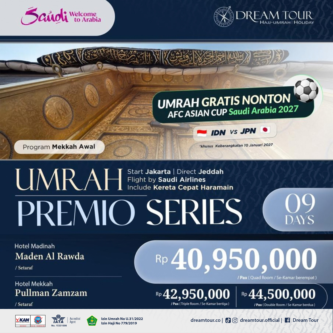 paket umroh, paket umroh 2019, umroh plus taif, umroh promo, umroh vip, dream tour, travel umroh, travel umroh terbaik, umroh exclusive, brosur umroh