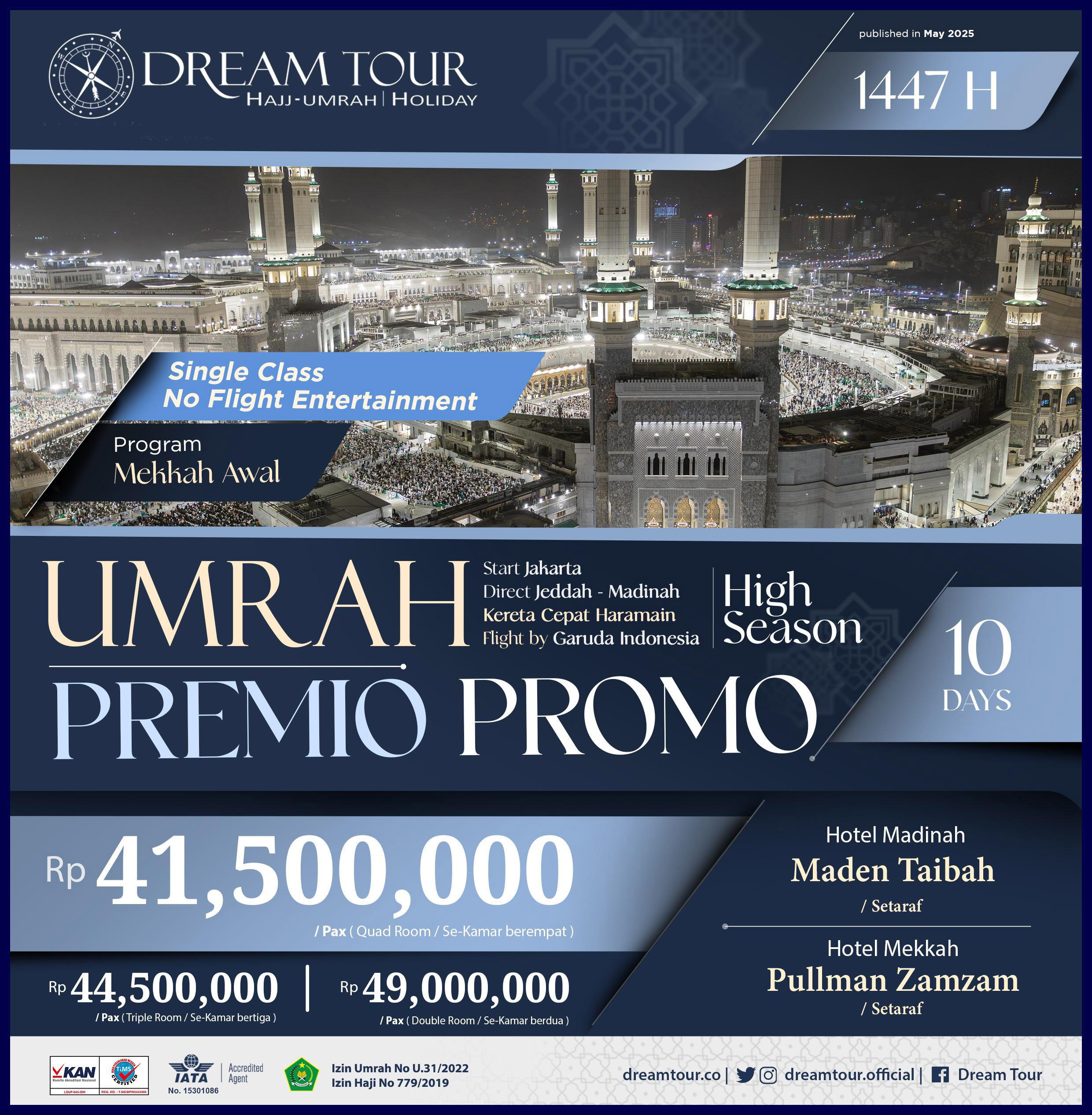 paket umroh, paket umroh 2019, umroh plus taif, umroh promo, umroh vip, dream tour, travel umroh, travel umroh terbaik, umroh exclusive, brosur umroh