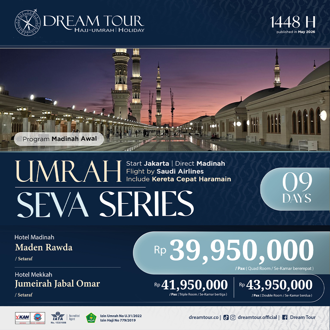 paket umroh, paket umroh 2019, umroh plus taif, umroh promo, umroh vip, dream tour, travel umroh, travel umroh terbaik, umroh exclusive, brosur umroh