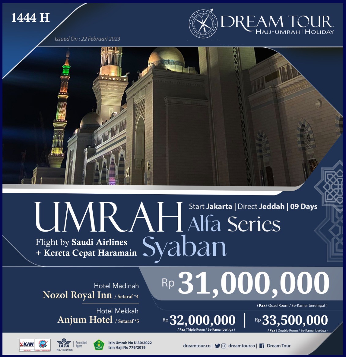 paket umroh, paket umroh 2019, umroh plus taif, umroh promo, umroh vip, dream tour, travel umroh, travel umroh terbaik, umroh exclusive, brosur umroh