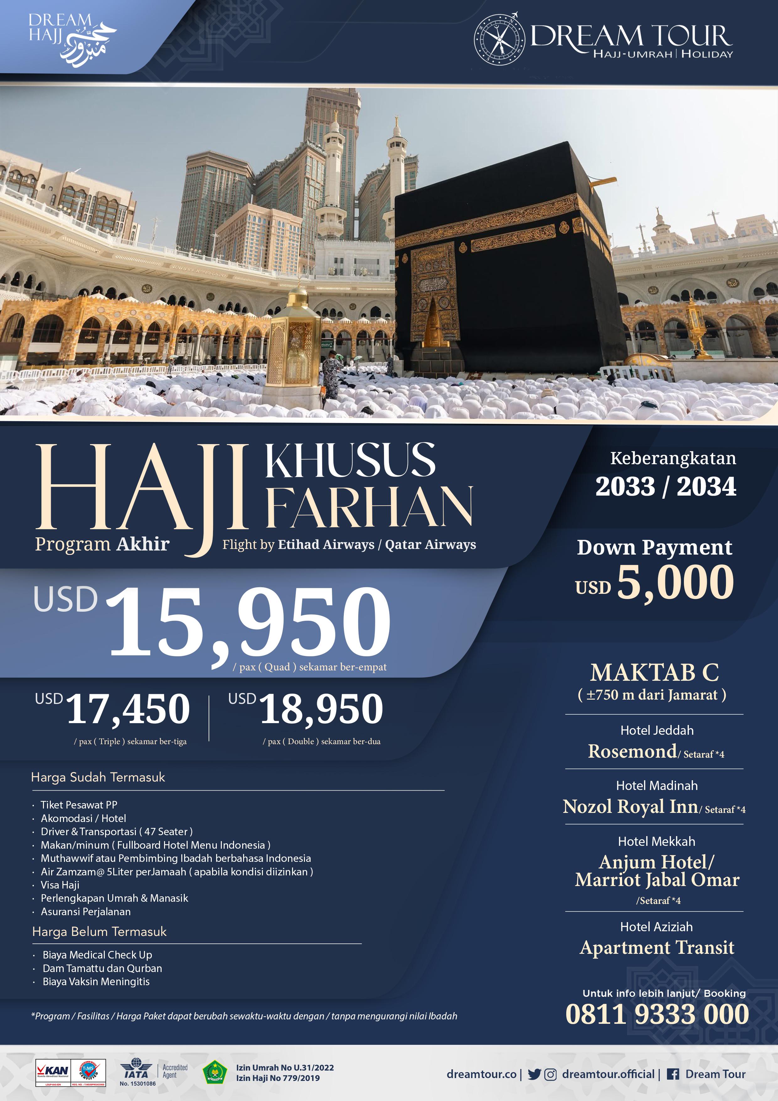 Paket Haji ONH Farhan